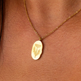 Frida | Birthday Flower Pendant Necklace