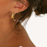 Dorothy | U-Shaped Gold Hoops