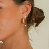 Dorothy | U-Shaped Gold Hoops